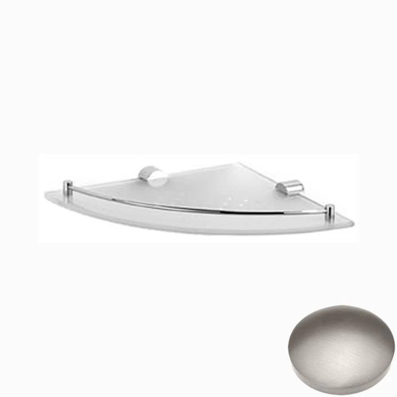 Samuel Heath Xenon Glass Corner Shelf N5036 - Image 6