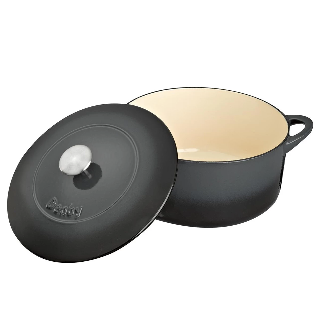 Denby Halo Cast Iron 26cm Round Casserole - Image 3