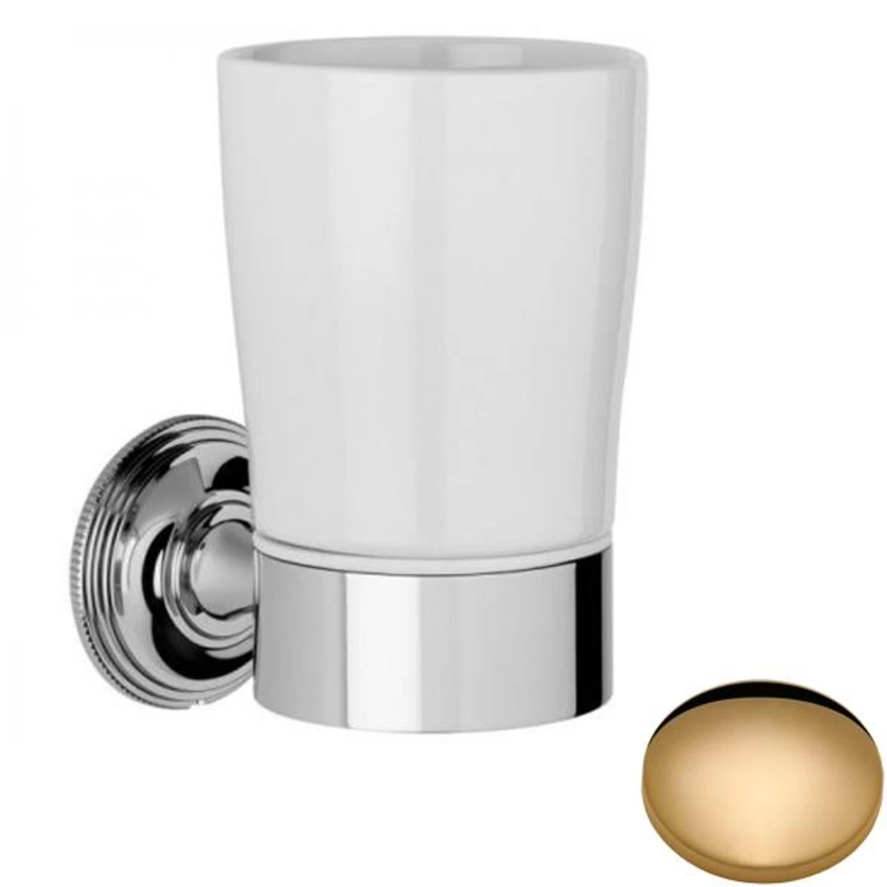 Samuel Heath Style Moderne Tumbler Holder White Ceramic N6635W - Image 7