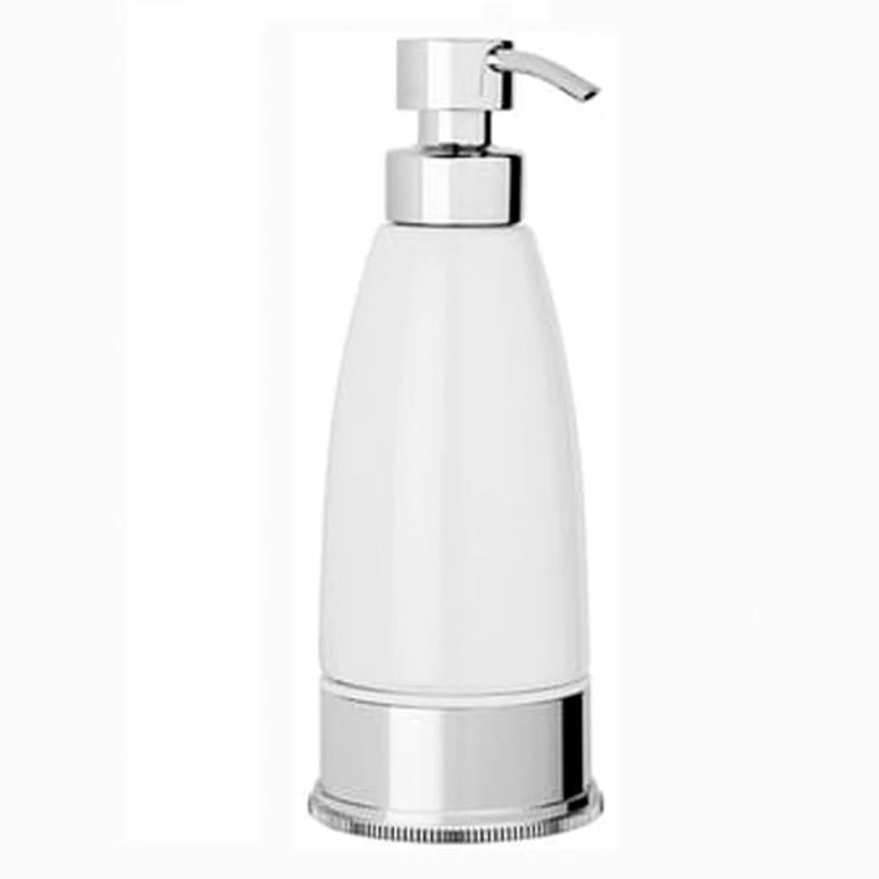 Samuel Heath Style Moderne Freestanding White Ceramic Liquid Soap Dispenser N6666W - Image 8