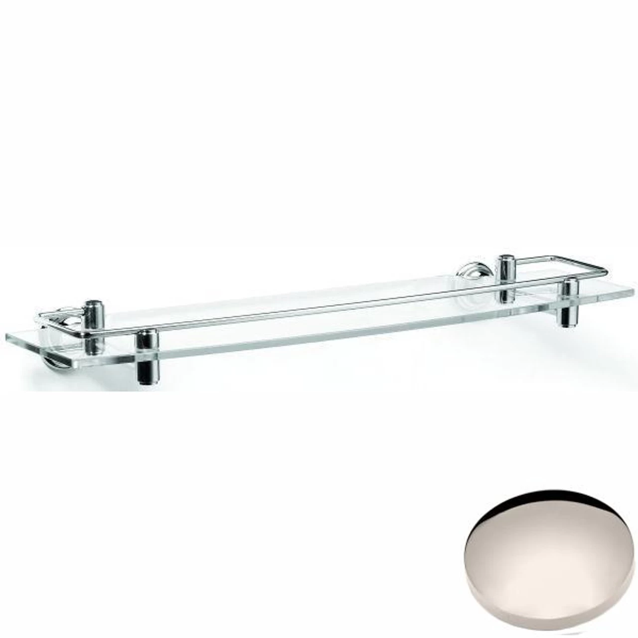 Samuel Heath Fairfield Glass Shelf With Lifting Rail N9543 - Image 2