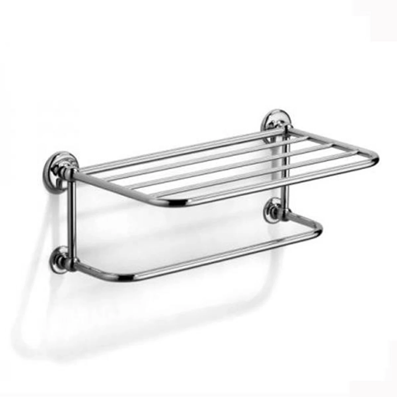 Samuel Heath Novis Towel Shelf With Towel Hanging Rail N1737