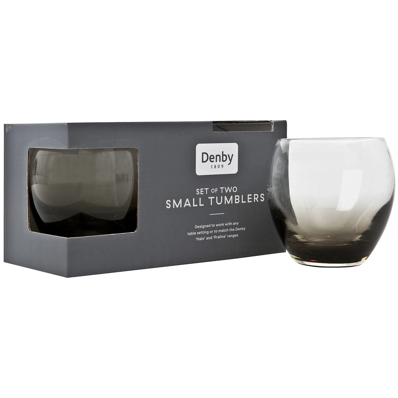 Denby Halo/Praline Small Glass Tumbler - Image 2