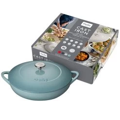 Denby Pavilion Cast Iron 30cm Shallow Casserole