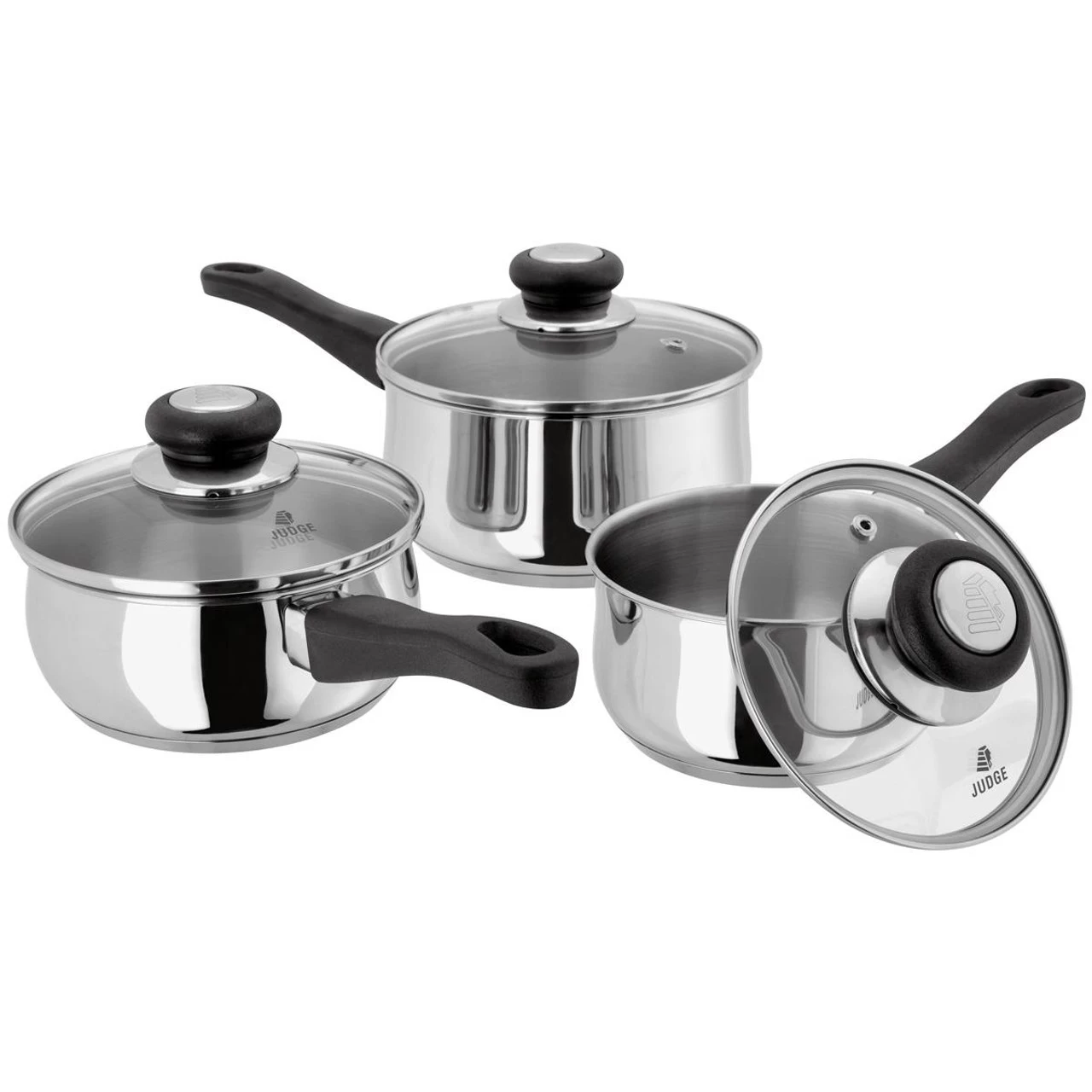 Judge Vista 3 Piece Saucepan Set JJA2A
