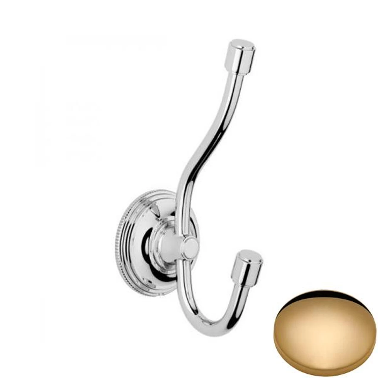 Samuel Heath Style Moderne Double Robe Hook N6639 - Image 3