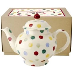 Emma Bridgewater Polka Dot 4 Mug Teapot Boxed