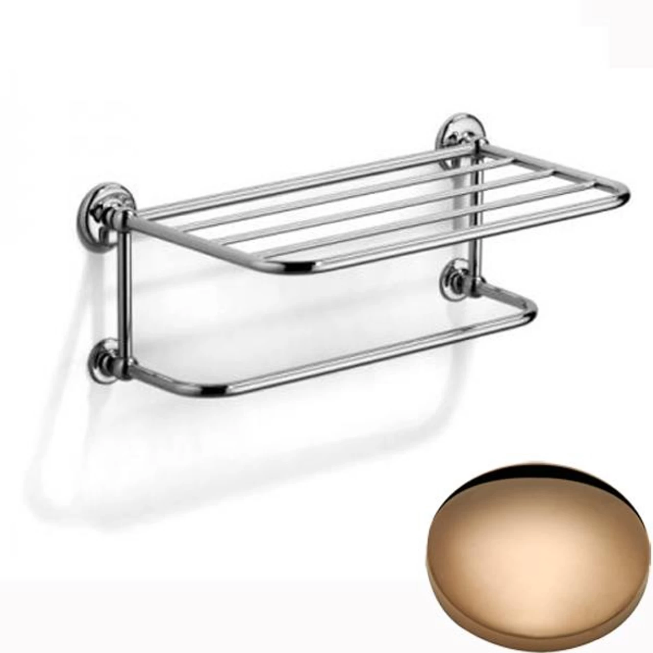 Samuel Heath Novis Towel Shelf With Towel Hanging Rail N1737 - Image 8