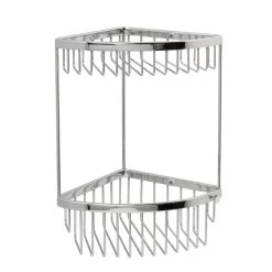 Miller Two Tier Classic Corner Basket With Hook