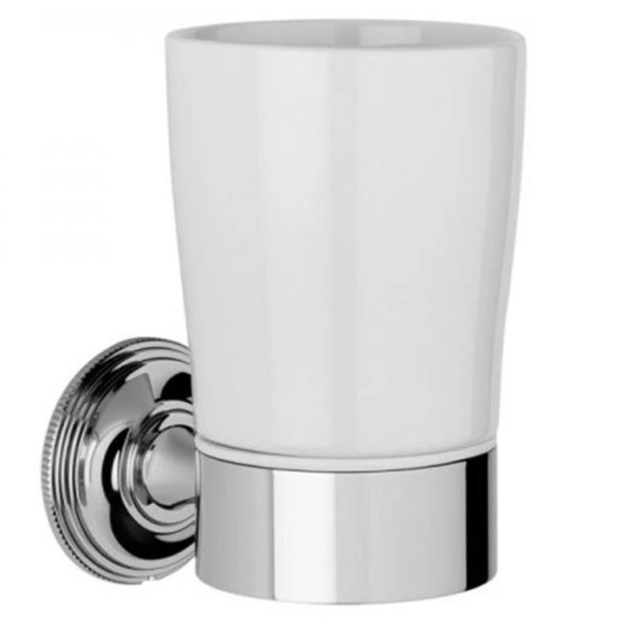Samuel Heath Style Moderne Tumbler Holder White Ceramic N6635W - Image 3