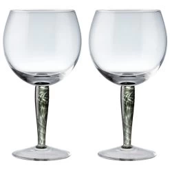 Denby Jet Gin Glass Pack Of 2
