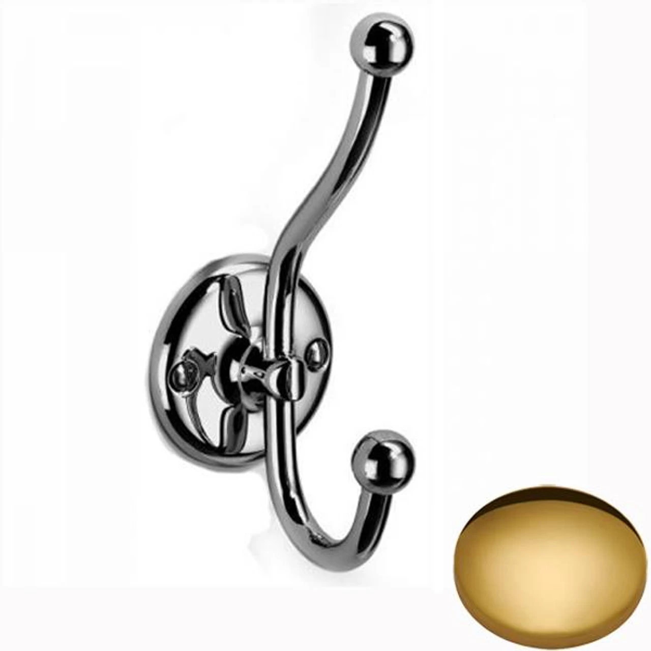 Samuel Heath Curzon Double Robe Hook N39 - Image 3