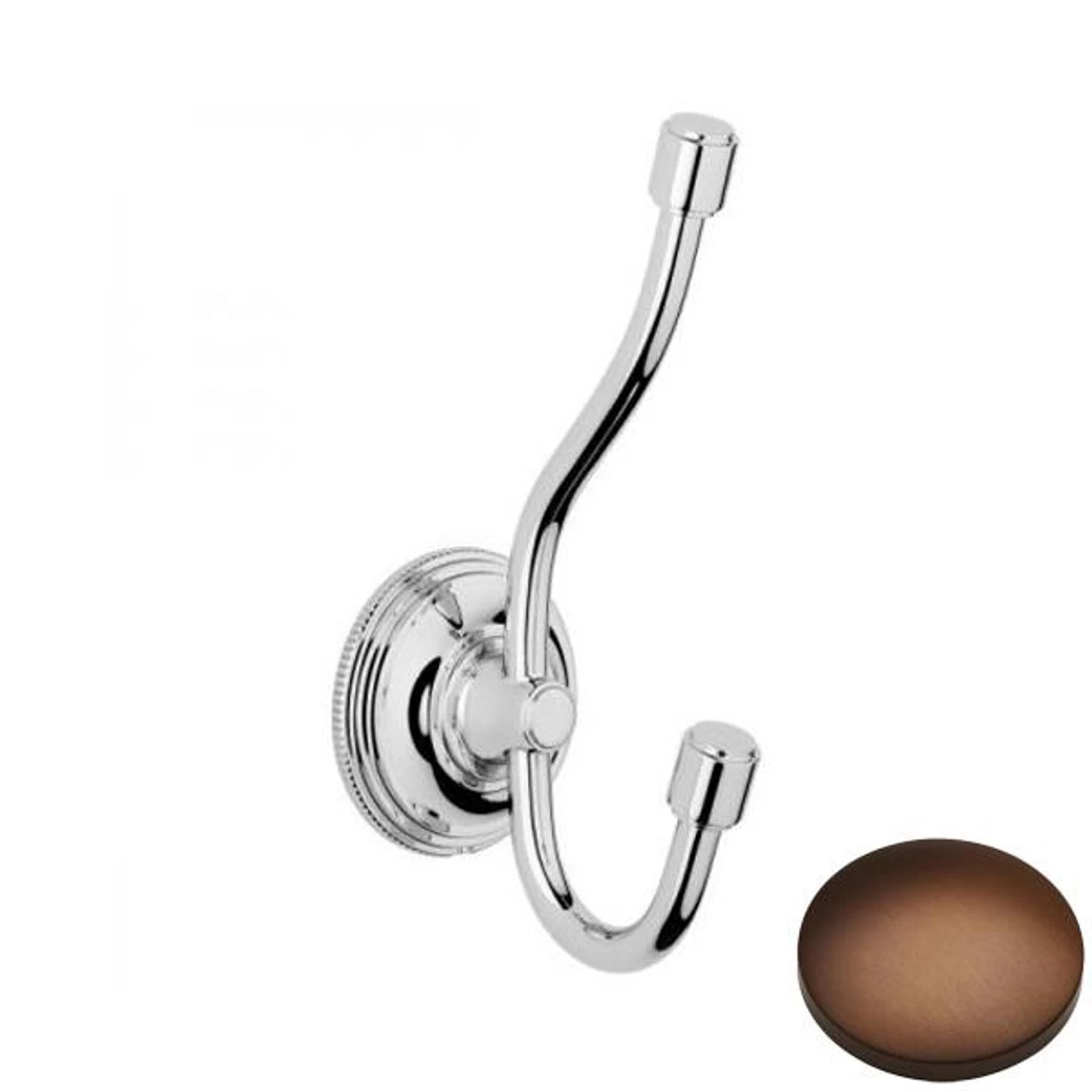 Samuel Heath Style Moderne Double Robe Hook N6639 - Image 9