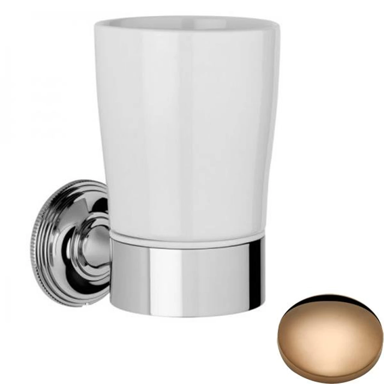 Samuel Heath Style Moderne Tumbler Holder White Ceramic N6635W - Image 10