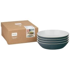 Denby Impression Charcoal Set Of 4 Pasta Bowls