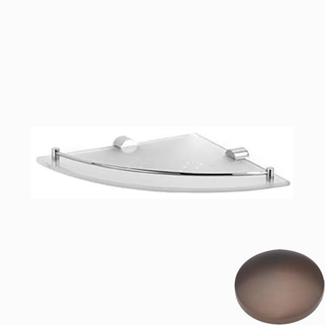 Samuel Heath Xenon Glass Corner Shelf N5036 - Image 7