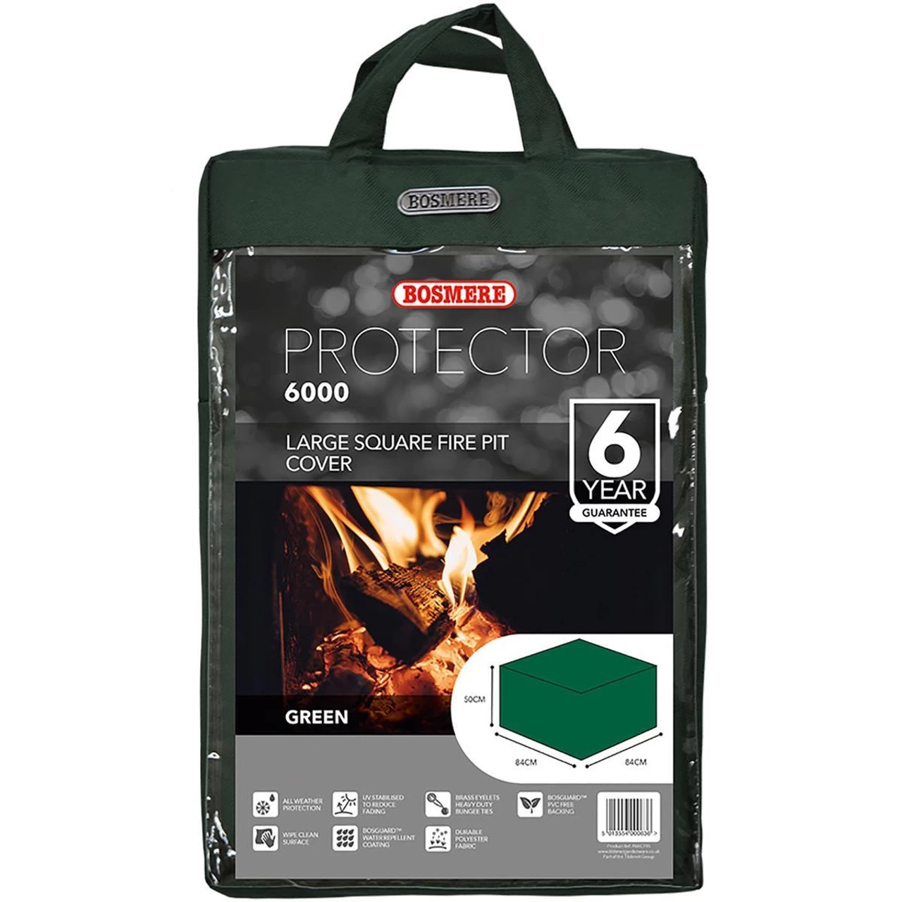 Bosmere Protector 6000 Large Square Fire Pit Cover - Image 2