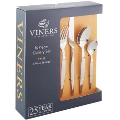 Viners Twist 16 Piece Cutlery Set