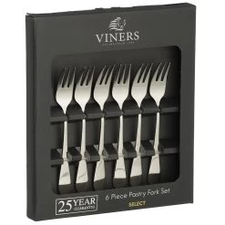 Viners Select 6 Piece Pastry Fork Set