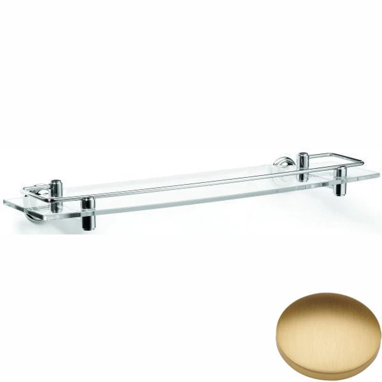 Samuel Heath Fairfield Glass Shelf With Lifting Rail N9543 - Image 8