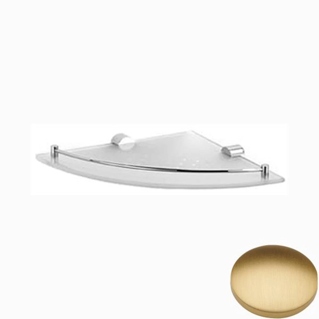 Samuel Heath Xenon Glass Corner Shelf N5036 - Image 2