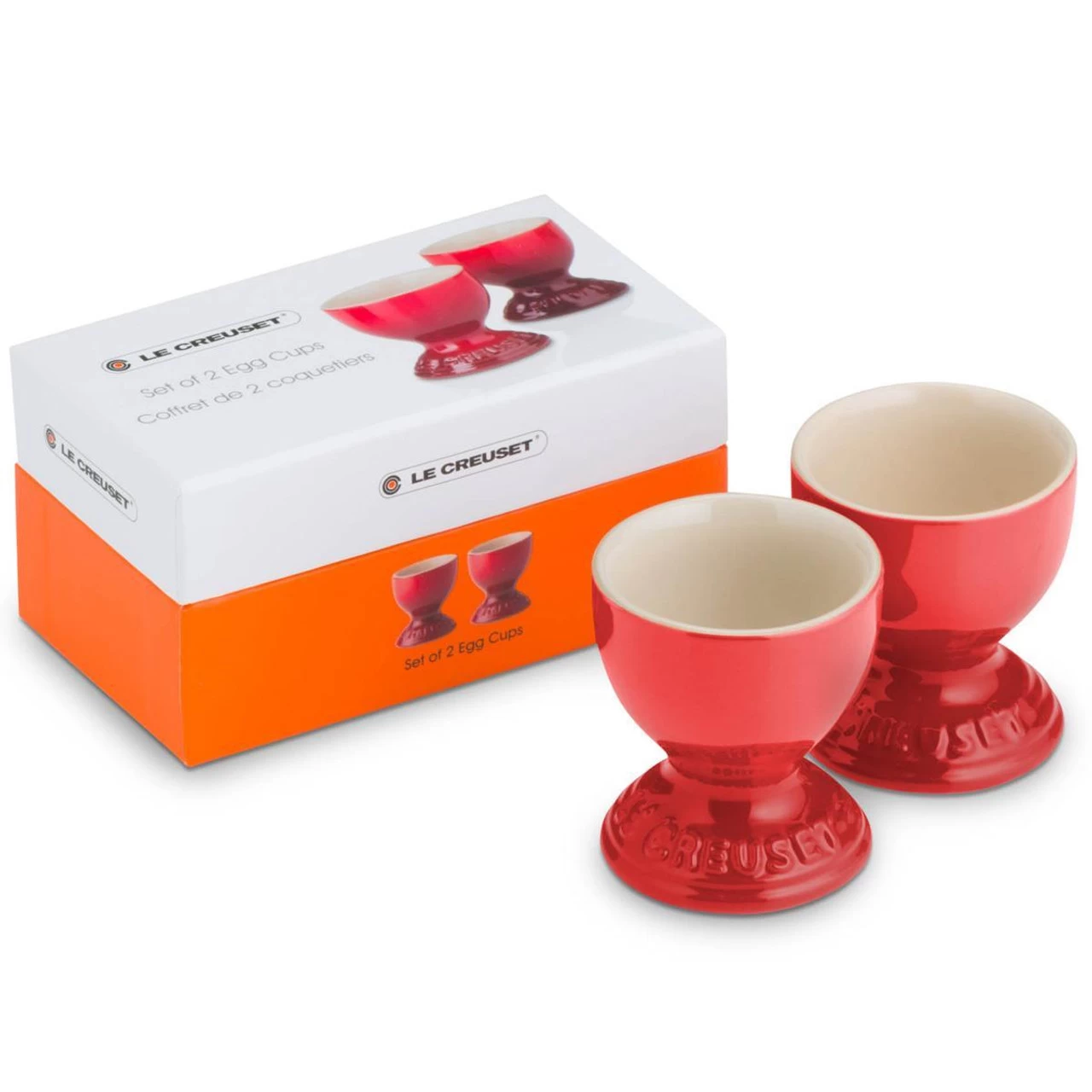 Le Creuset Stoneware Set Of 2 Egg Cups - Image 2