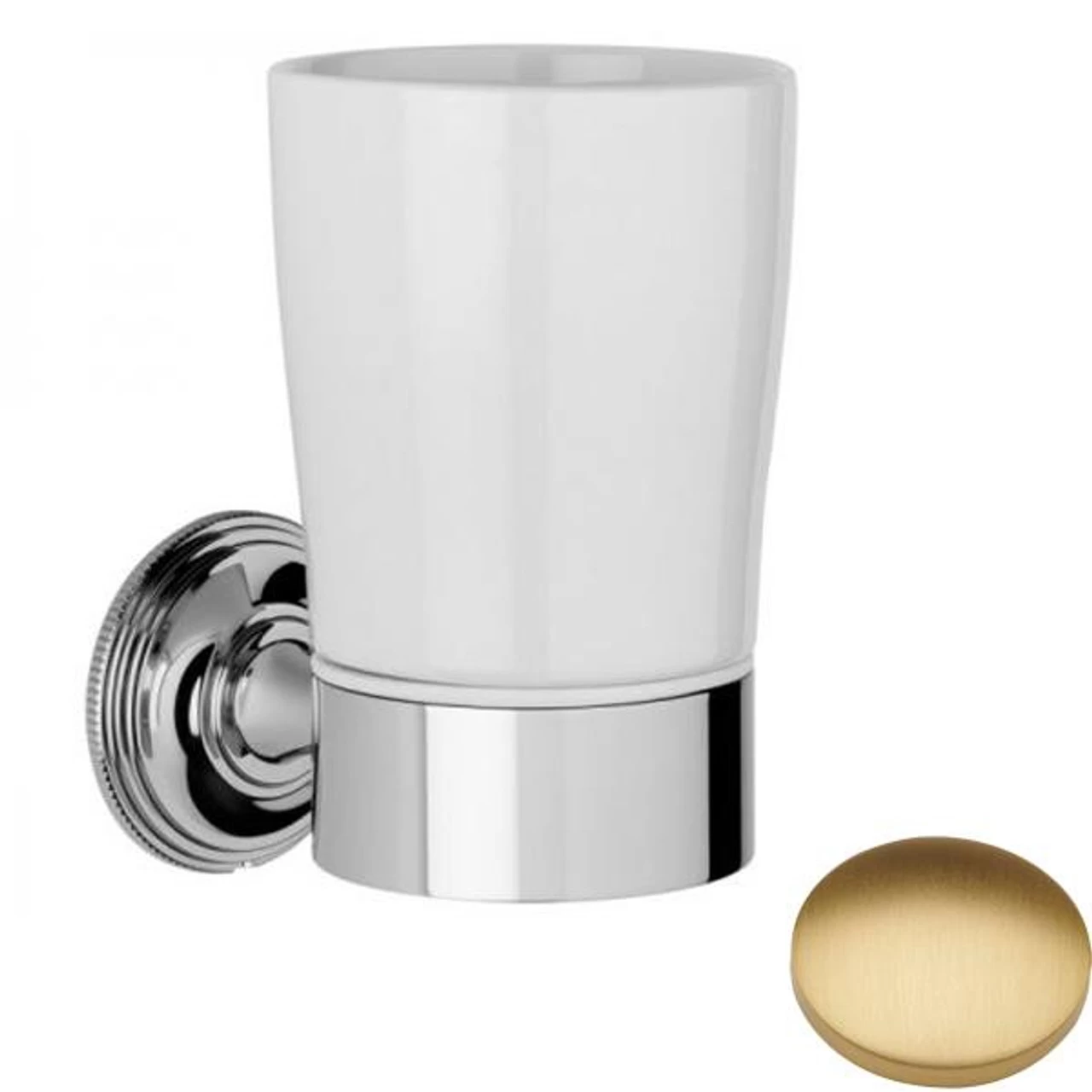 Samuel Heath Style Moderne Tumbler Holder White Ceramic N6635W - Image 9