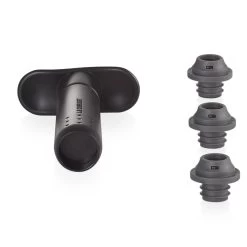 Le Creuset Wine Pump & Stoppers Satin Black