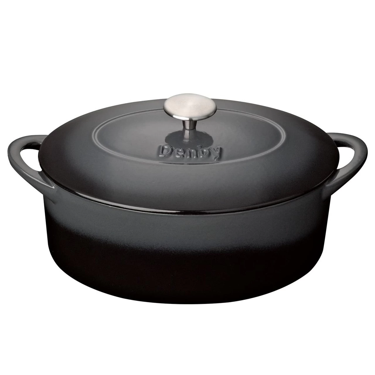 Denby Halo Cast Iron 28cm Oval Casserole - Image 3