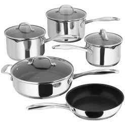 Stellar 7000 5 Piece Draining Saucepan Set S7C4D