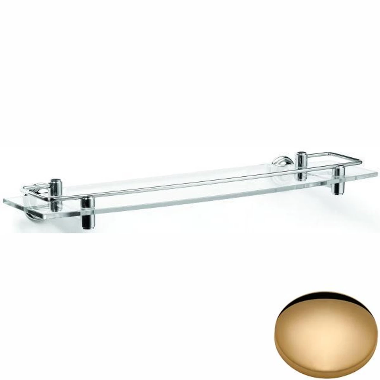 Samuel Heath Fairfield Glass Shelf With Lifting Rail N9543 - Image 5