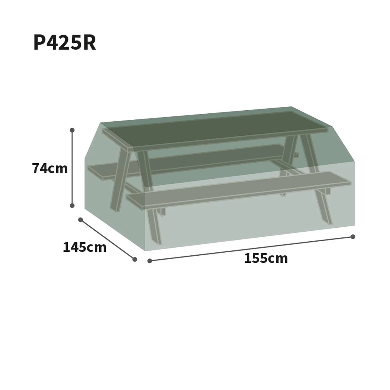 Bosmere Protector Picnic Table Cover - Image 2