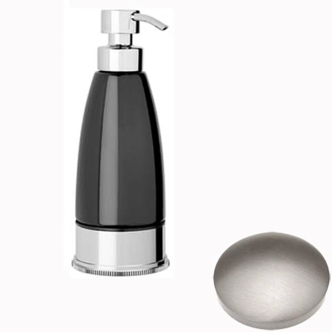 Samuel Heath Style Moderne Freestanding Black Ceramic Liquid Soap Dispenser N6666B - Image 8