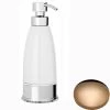 Samuel Heath Style Moderne Freestanding White Ceramic Liquid Soap Dispenser N6666W