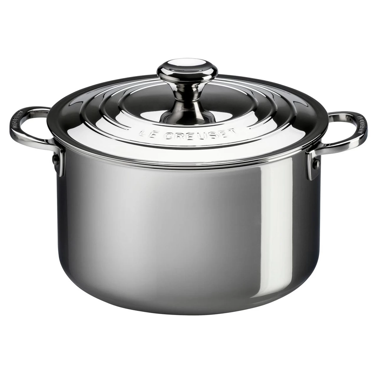 Le Creuset Signature Stainless Steel 28cm Stock Pot With Lid