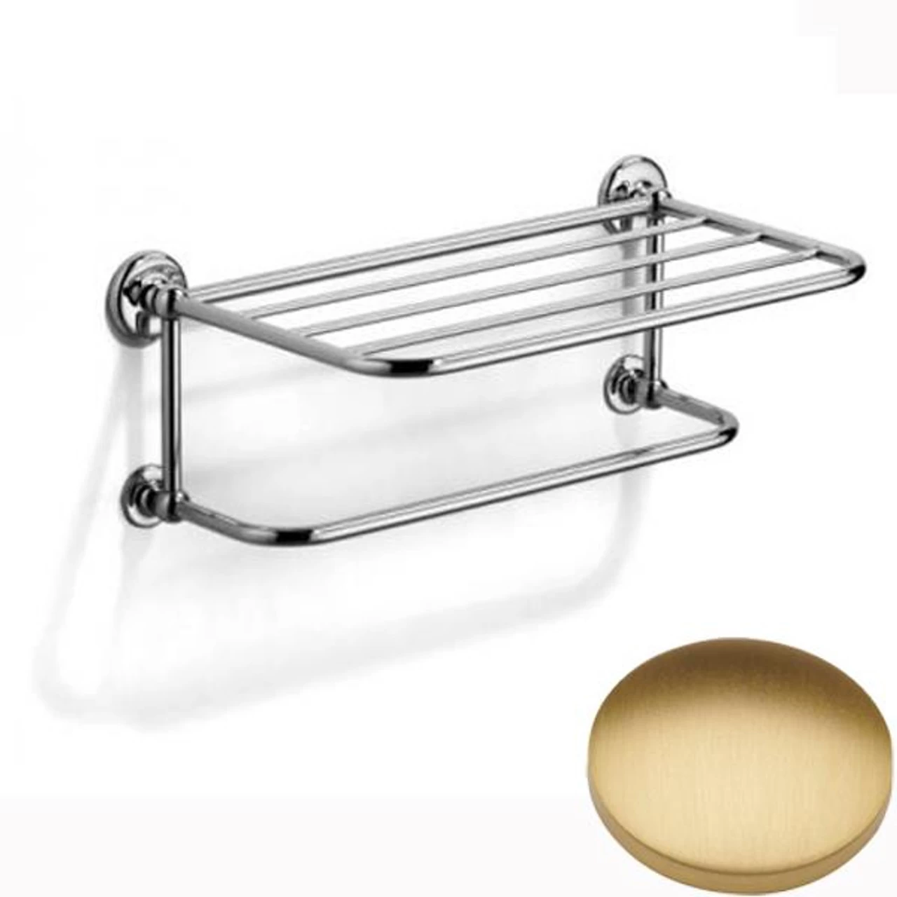 Samuel Heath Novis Towel Shelf With Towel Hanging Rail N1737 - Image 9